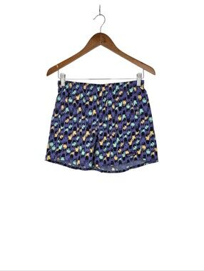 Patagonia Women Baggies Shorts Small Perennial Purple Printed Outdoor Activewear
